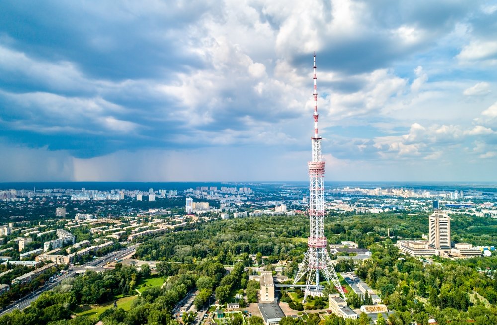 TV Tower in Kyiv, Ukraine