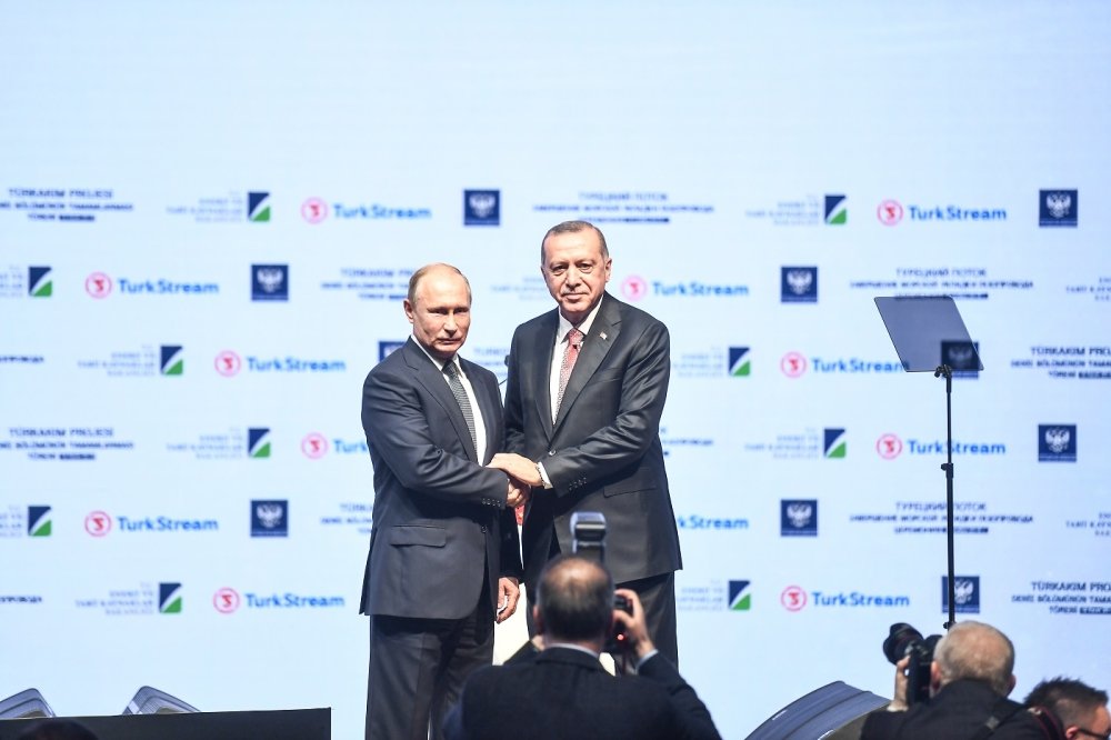 Russian President Vladimir Putin and President of Turkey Recep Tayyip Erdogan