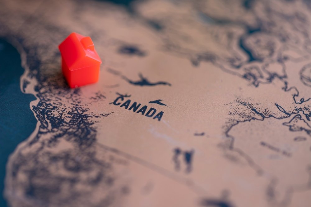 House on Canadian Map