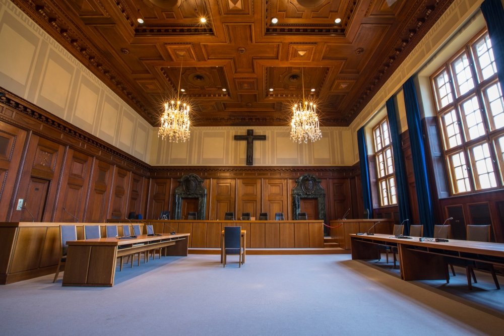 Nuremburg Courthouse interior