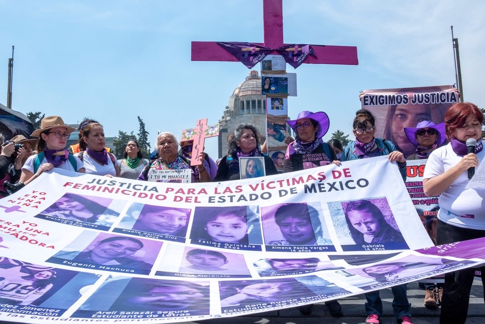 Femicide Protest in Mexico City