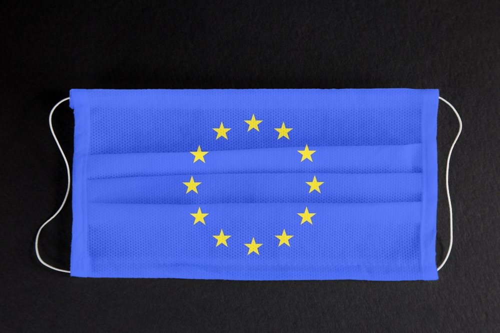 EU flag mask