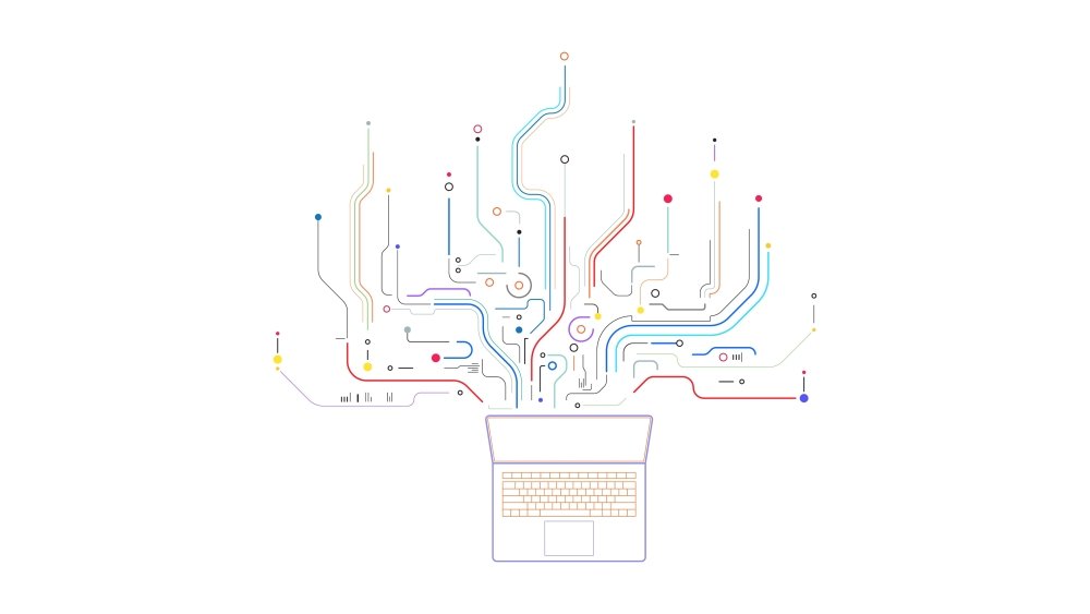 iot internet of things laptop device network connection