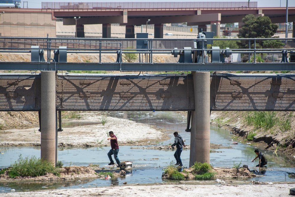 Migrants Crossing into the United States