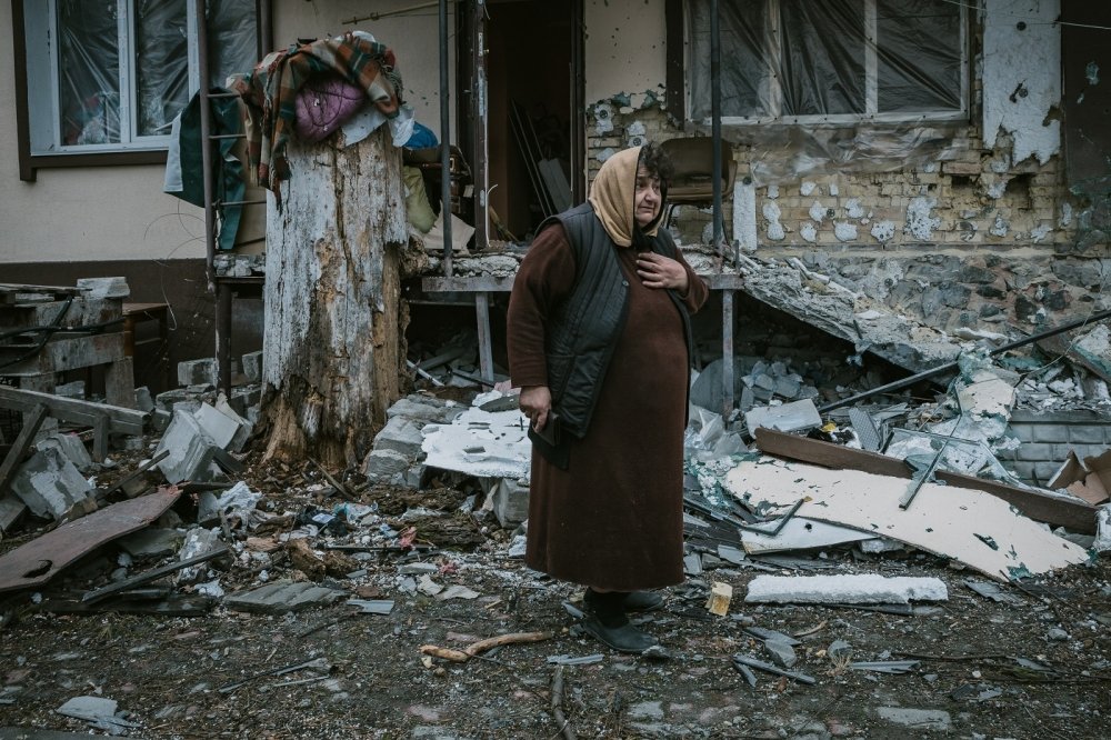 KYIV REGION, UKRAINE 05.04.2022 Irpin, Bucha, Dmitrivka. Atrocities of the russian army in the suburbs of Kyiv.