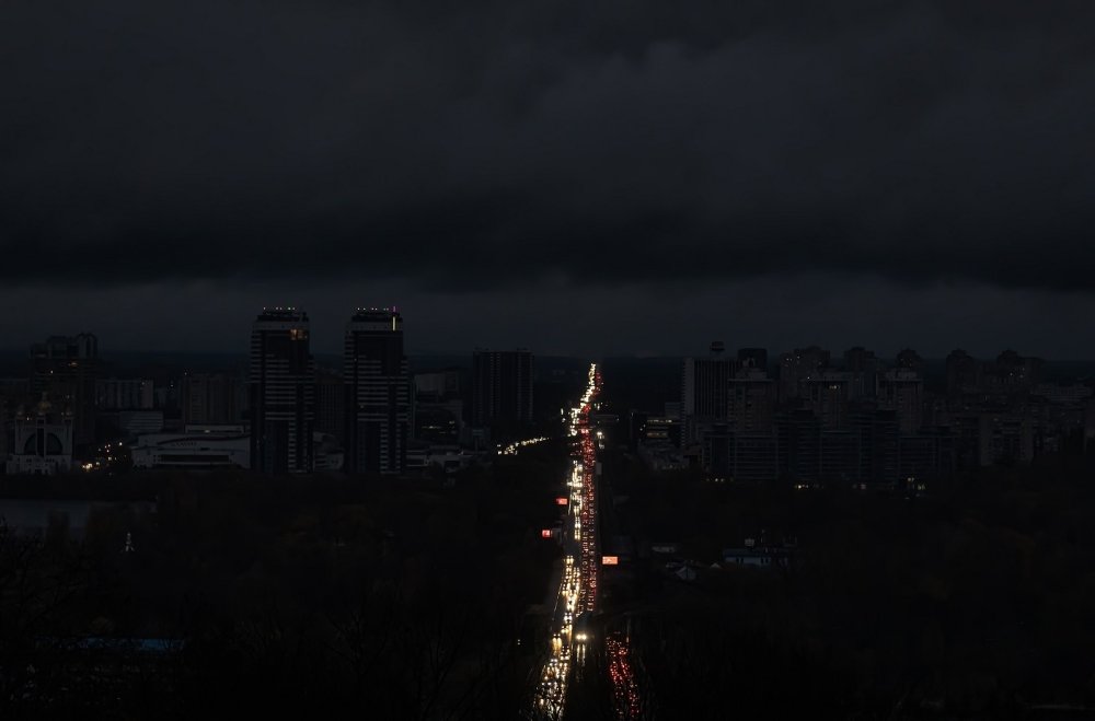 Blackout in the Ukrainian capital Kyiv
