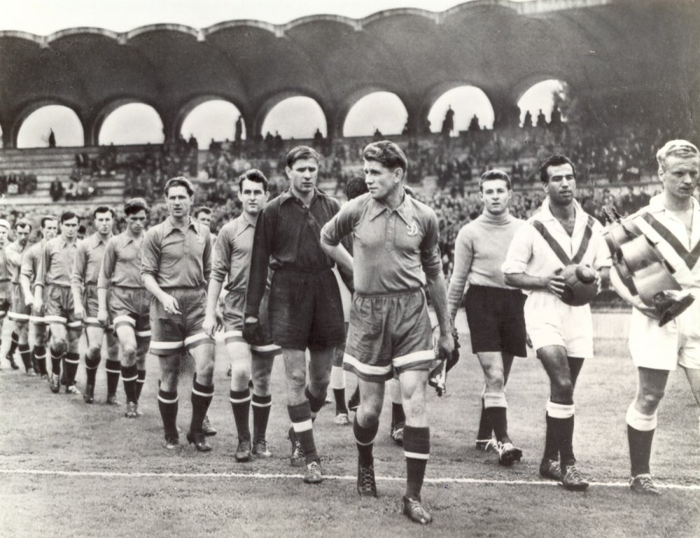 Soviet soccer team circa 1954