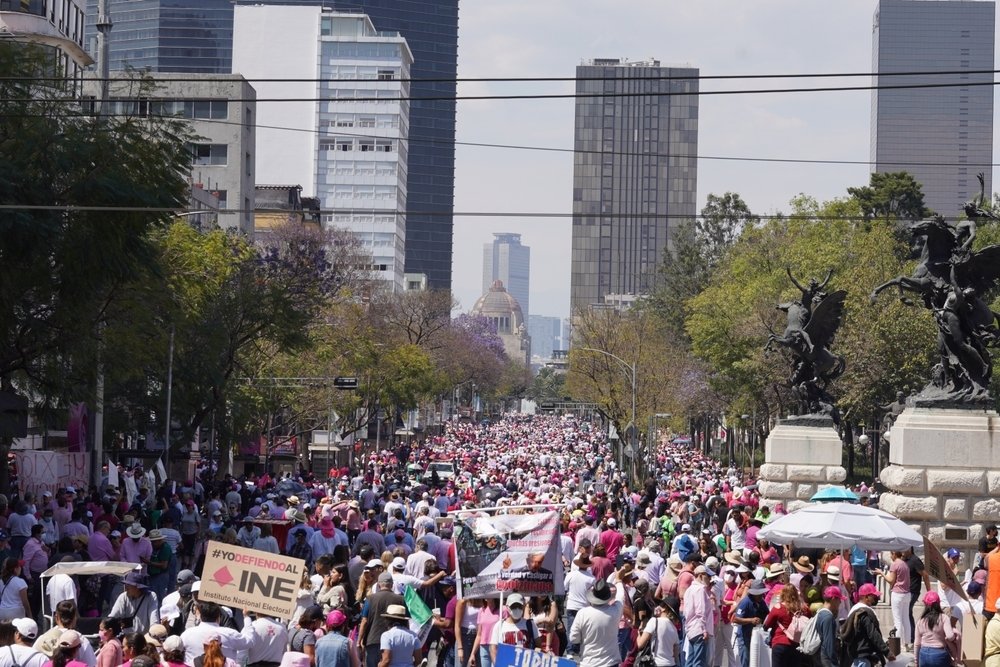Mexico City INE Protest