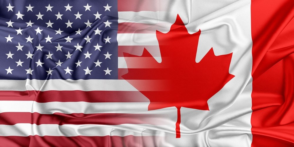 Relations between two countries. USA and Canada