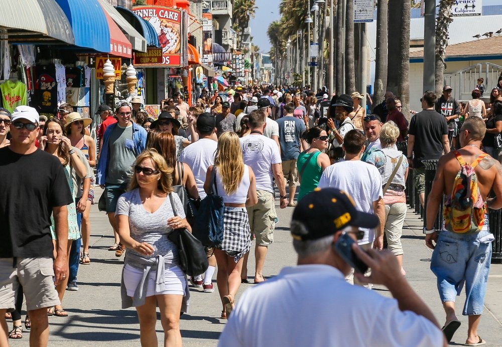 Venice Beach Crowd