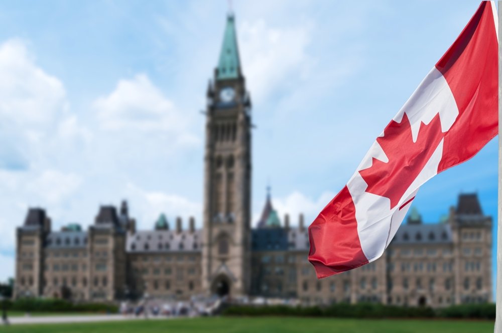 Canadian Parliament Flag