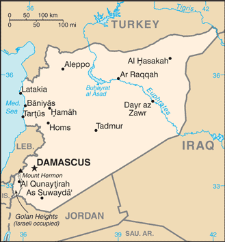 Syria map