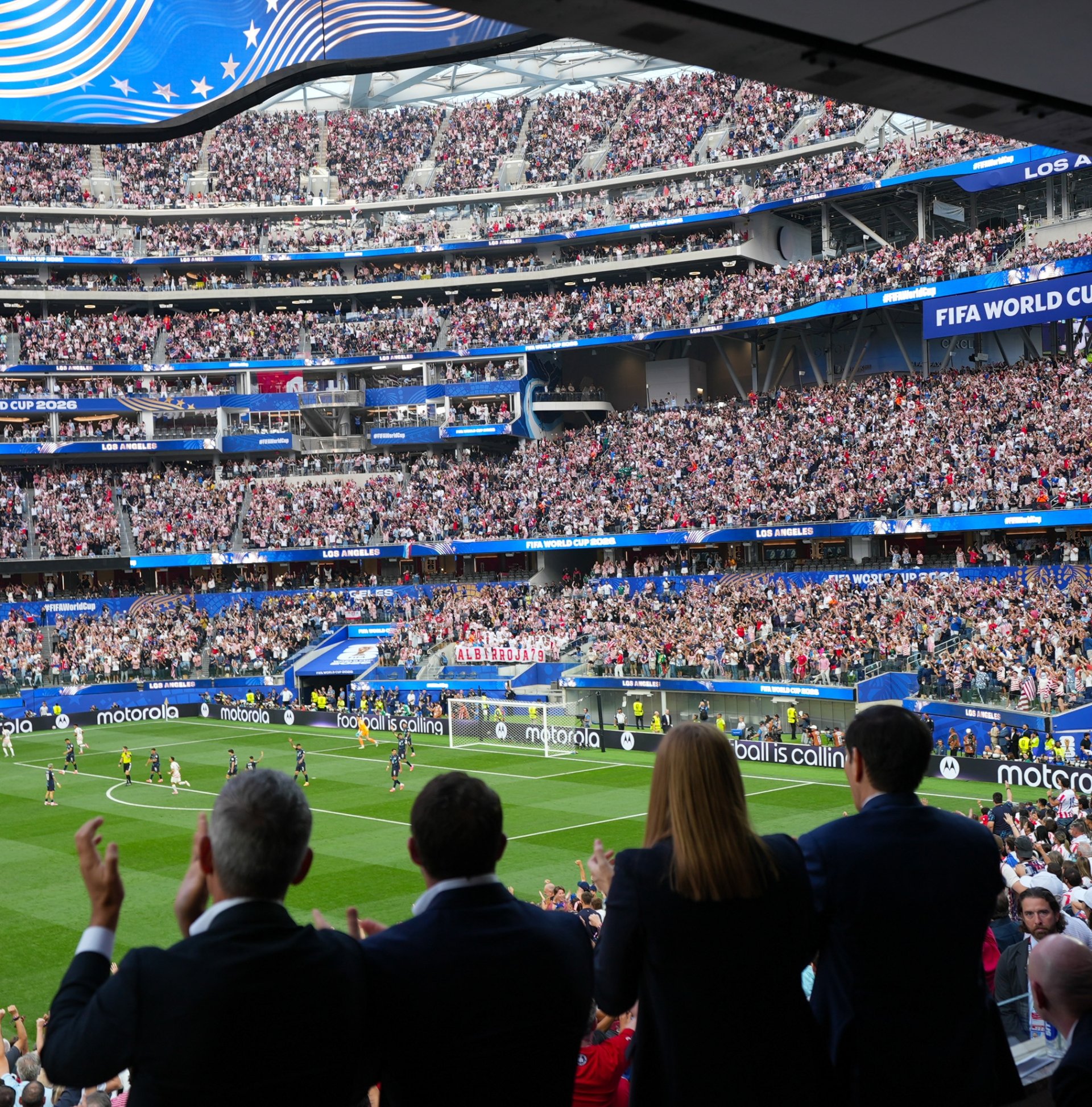 Secretary Marco Rubio attends the World Cup match