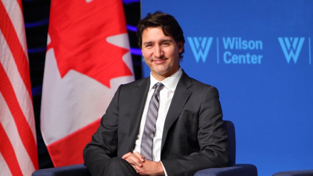 Trudeau at Wilson Smiling