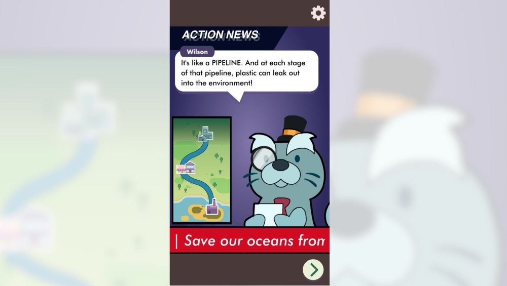 Screenshot from the Plastic Pipeline