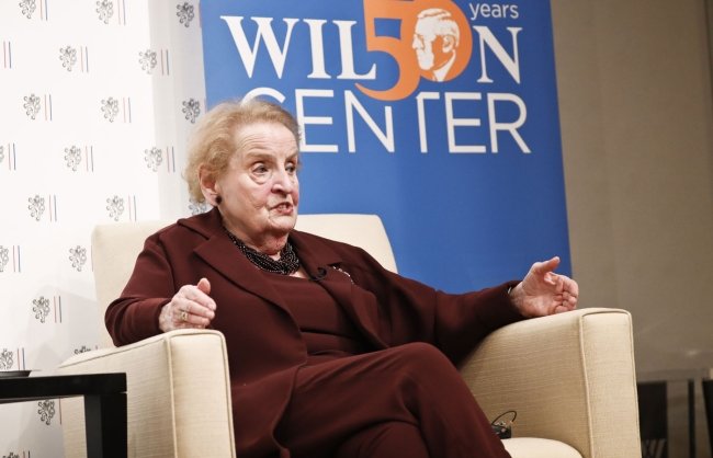 Image Madeleine Albright at Czech Embassy 2018