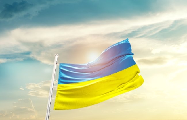 Ukraine flag photo