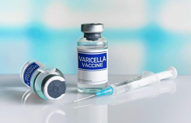  Two vials with vaccine doses