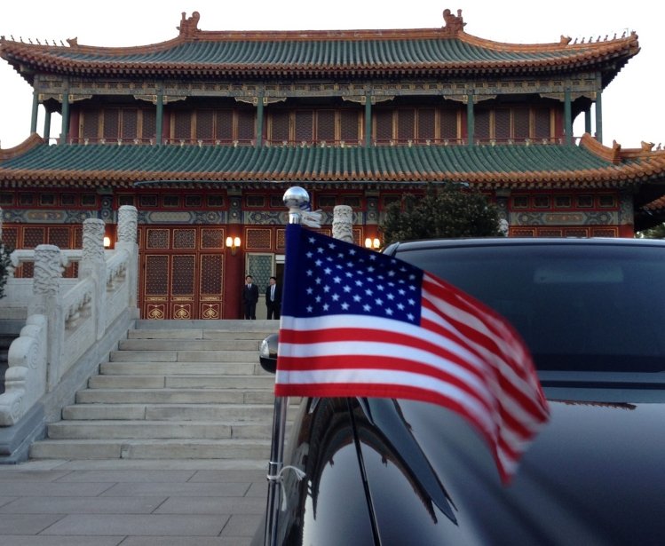 Secretary Kerry's Car in Beijing. Photo credit: US Dept of State