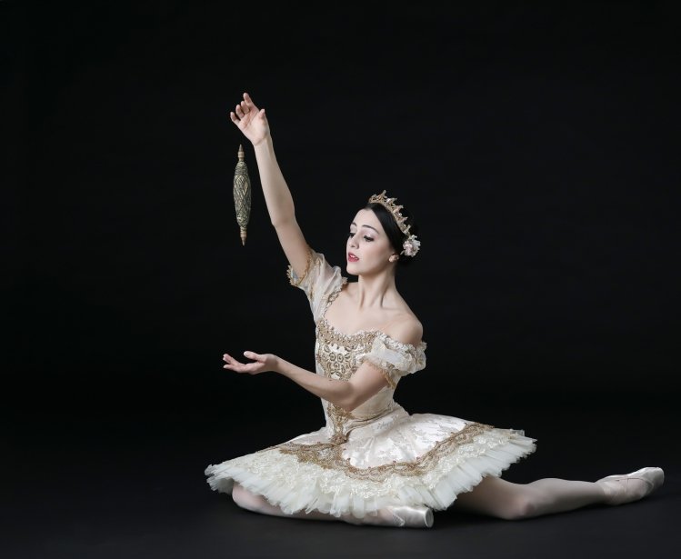 The Washington Ballet's Katherine Barkman as Princess Aurora. Photo credit: Tony Powell