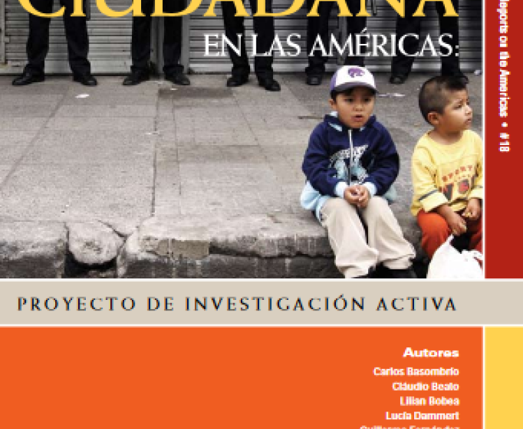 Seguridad ciudadana en las Américas: Proyecto de investigación activa (No. 18)