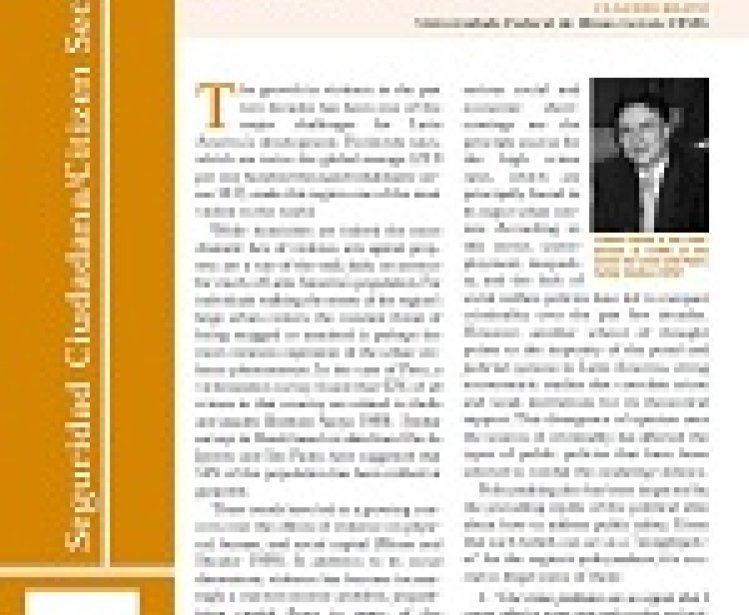 Crime and Social Policies in Latin America: Problems and Solutions