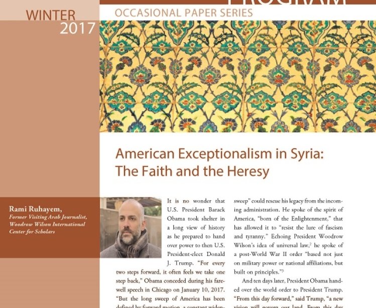 American Exceptionalism in Syria: The Faith and the Heresy