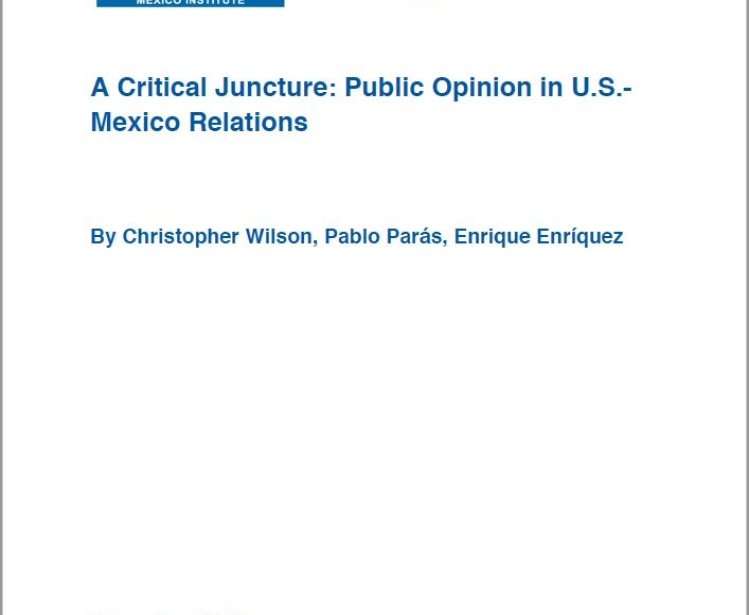 A Critical Juncture: Public Opinion in U.S.-Mexico Relations