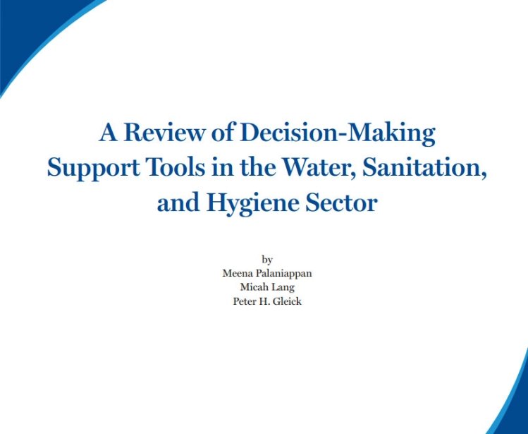 A Review of Decision-Making Support Tools in the Water, Sanitation, and Hygiene Sector