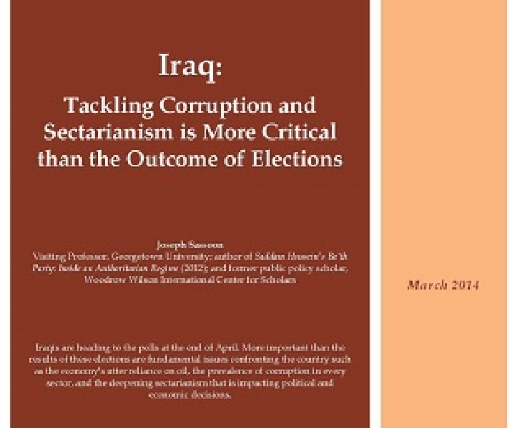 Iraq: Tackling Corruption and Sectarianism is More Critical than the Outcome of Elections