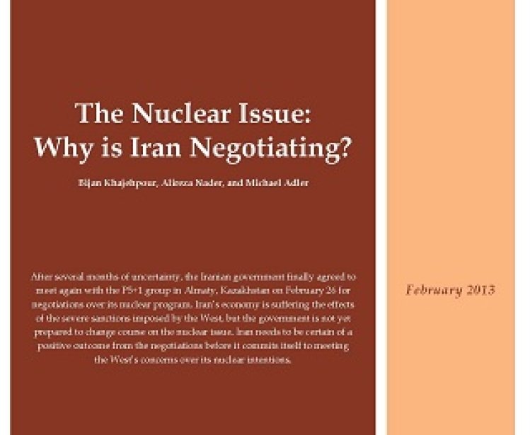 The Nuclear Issue: Why is Iran Negotiating?