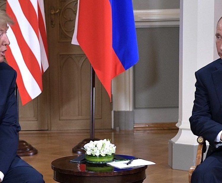 American President Donald Trump and Russian President Vladimir Putin