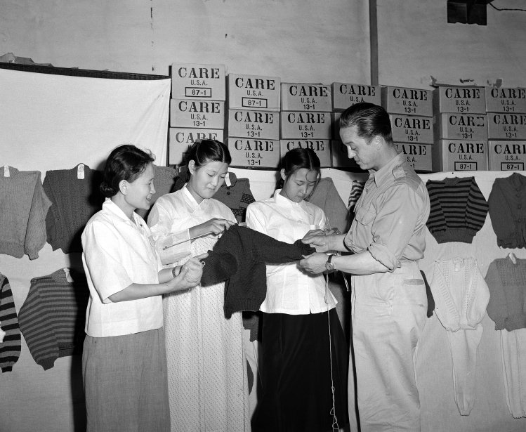 Women's Welfare Group in Korea, 1952
