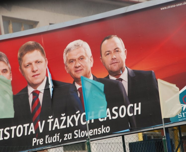 Election Poster, Smer Party in Slovakia 
