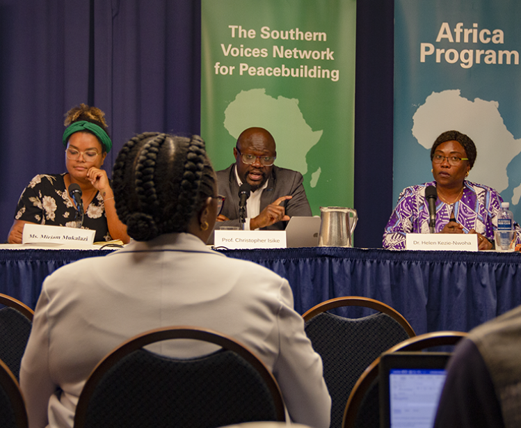 Panelists for the Women and the African Peace and Security Agenda Session