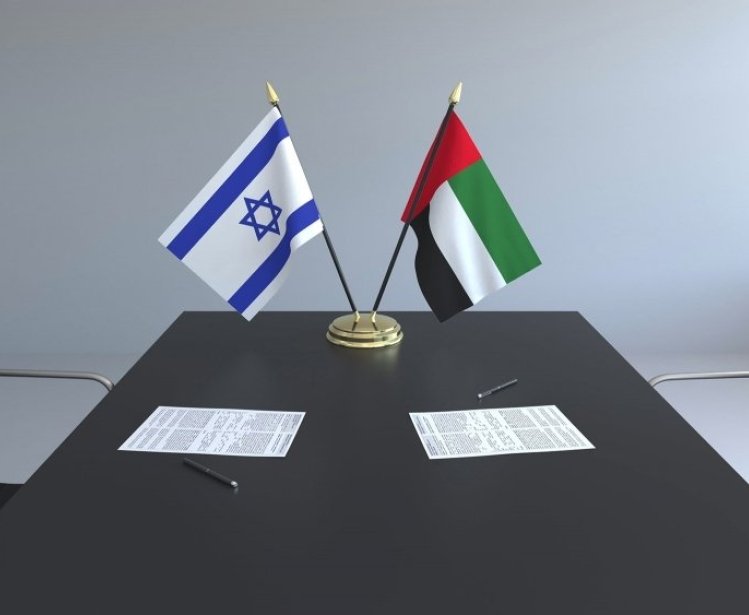 UAE Israel Flag