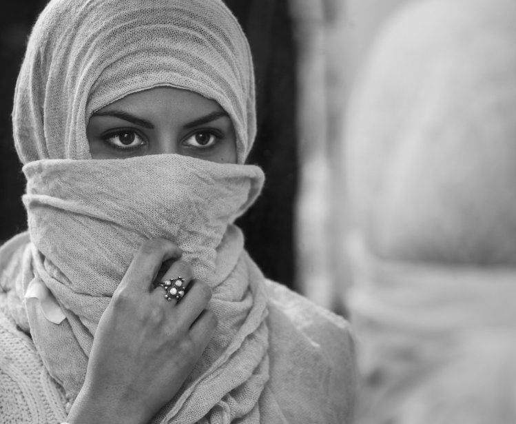 Woman wearing a hijab