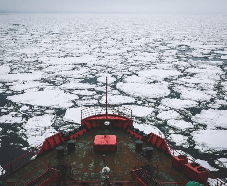 Arctic sea ice picture large