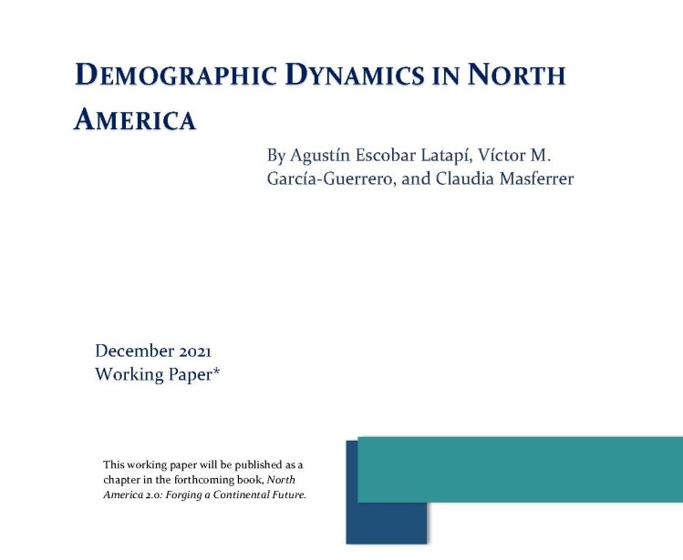 Demographic Dynamics in North America Cover Page