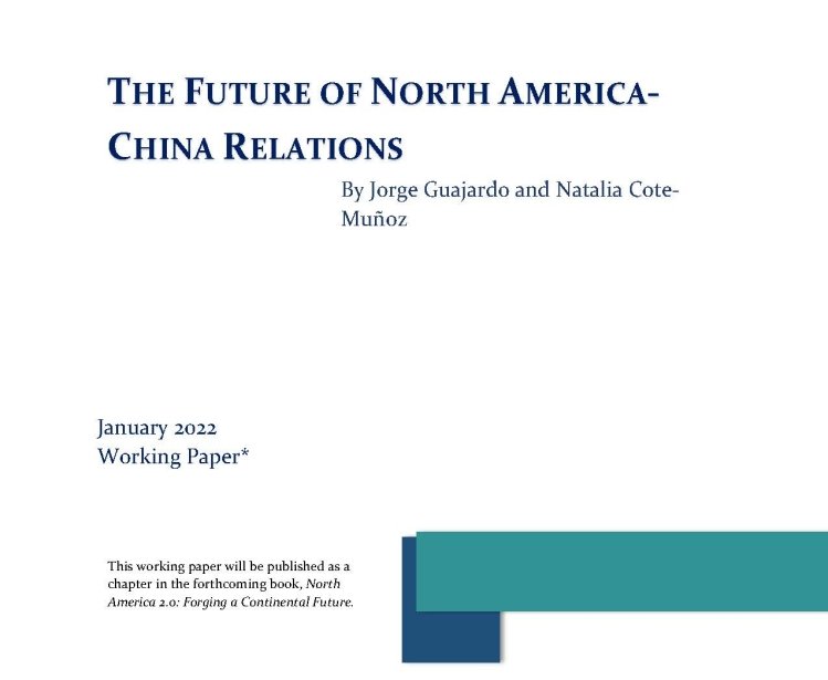 The Future of North America-China Relations Cover Page