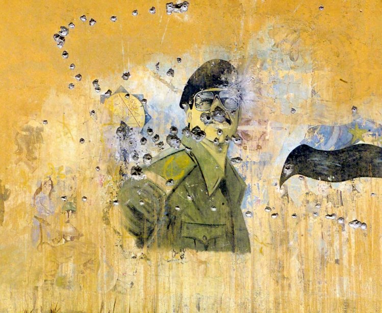 Saddam Mural
