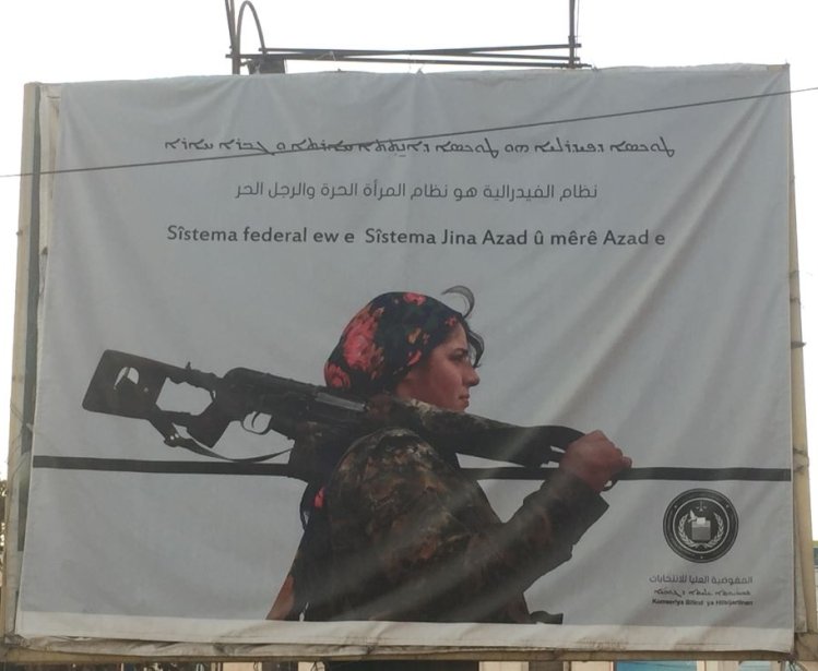 Poster found in North East Syria