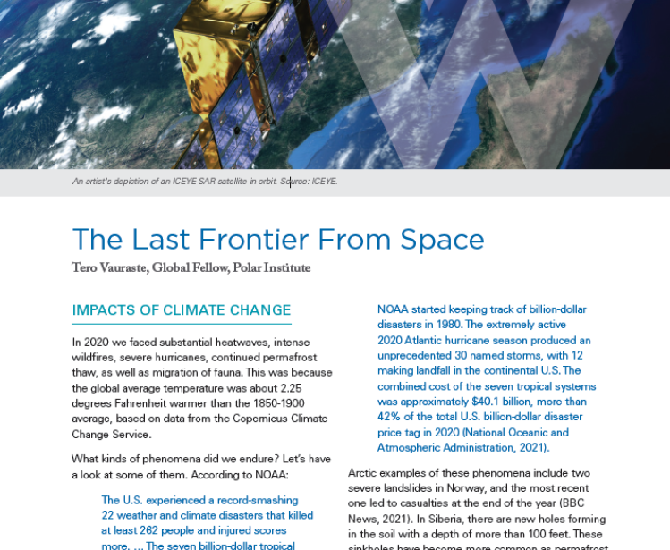 Polar Perspectives No. 6 | The Last Frontier From Space