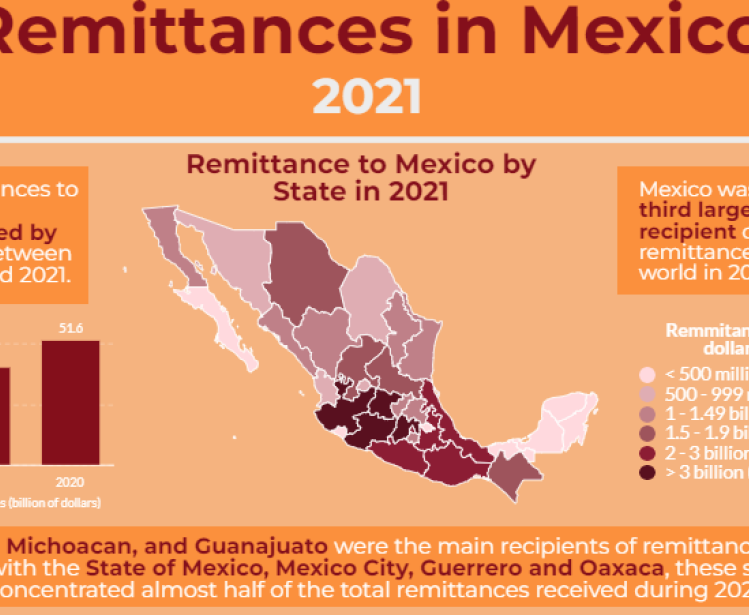 Remittances infographic