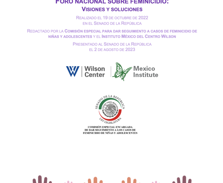 REPORTE OFICIAL DEL PRIMER FORO NACIONAL SOBRE FEMINICIDIO: VISIONES Y SOLUCIONES
