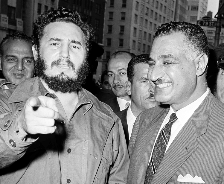 Fidel Castro and Gamal Abdel Nasser