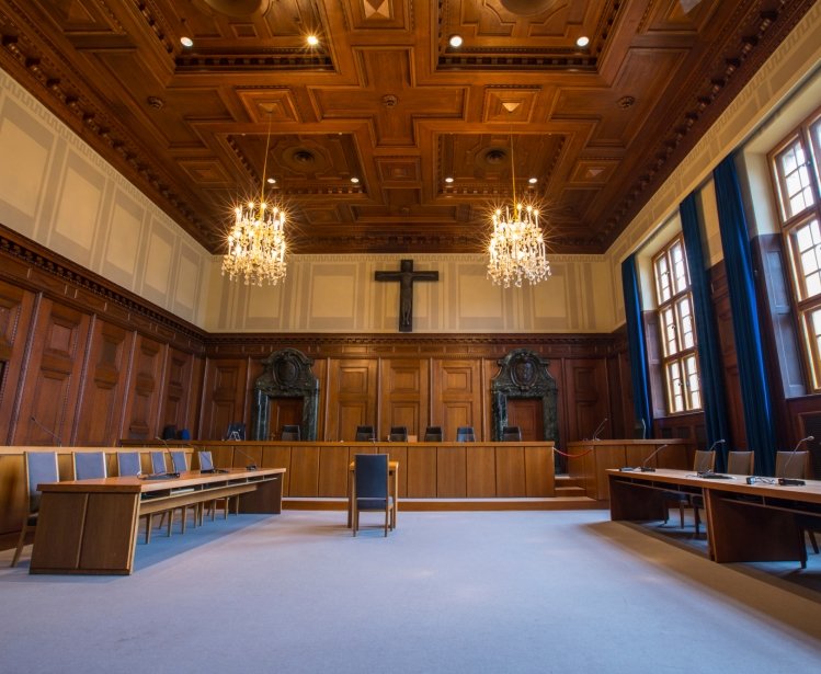 Nuremburg Courthouse interior