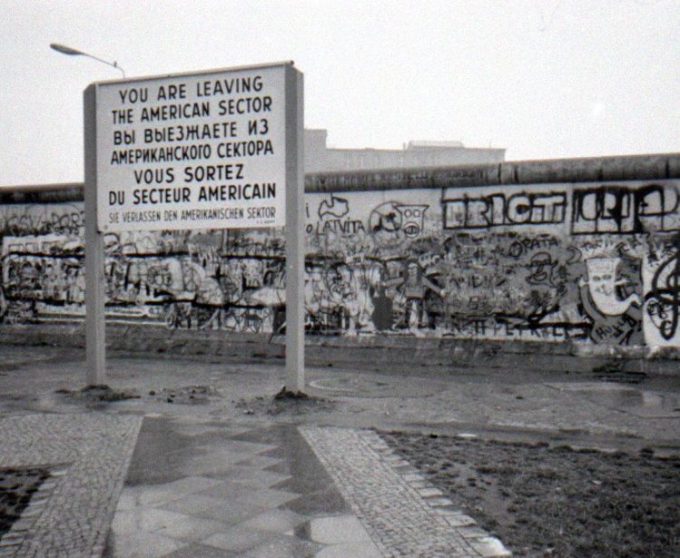 Berlin Wall in 1988