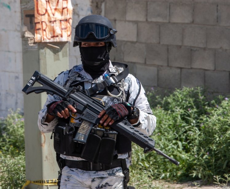 Mexico's National Guard in Juárez, Mexico
