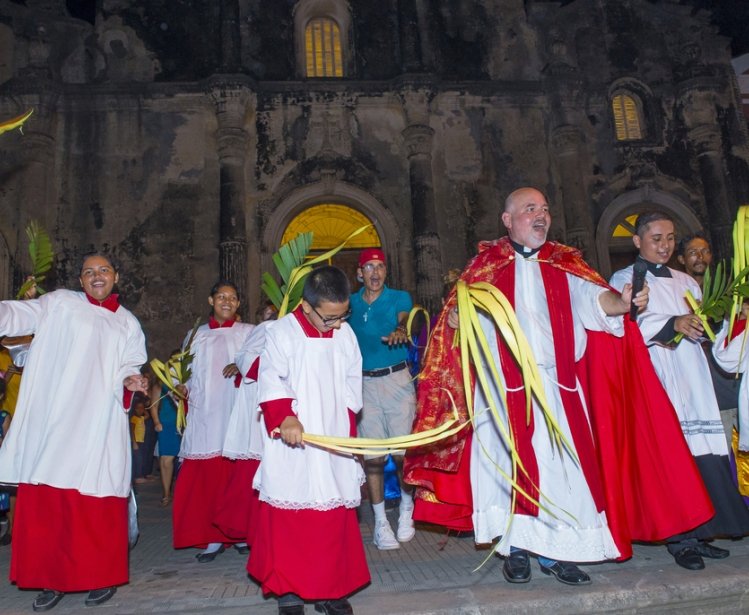 Nicaraguan Palm Sunday Procession
